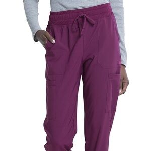 Dickies Burgundy Jogger Scrub Pants